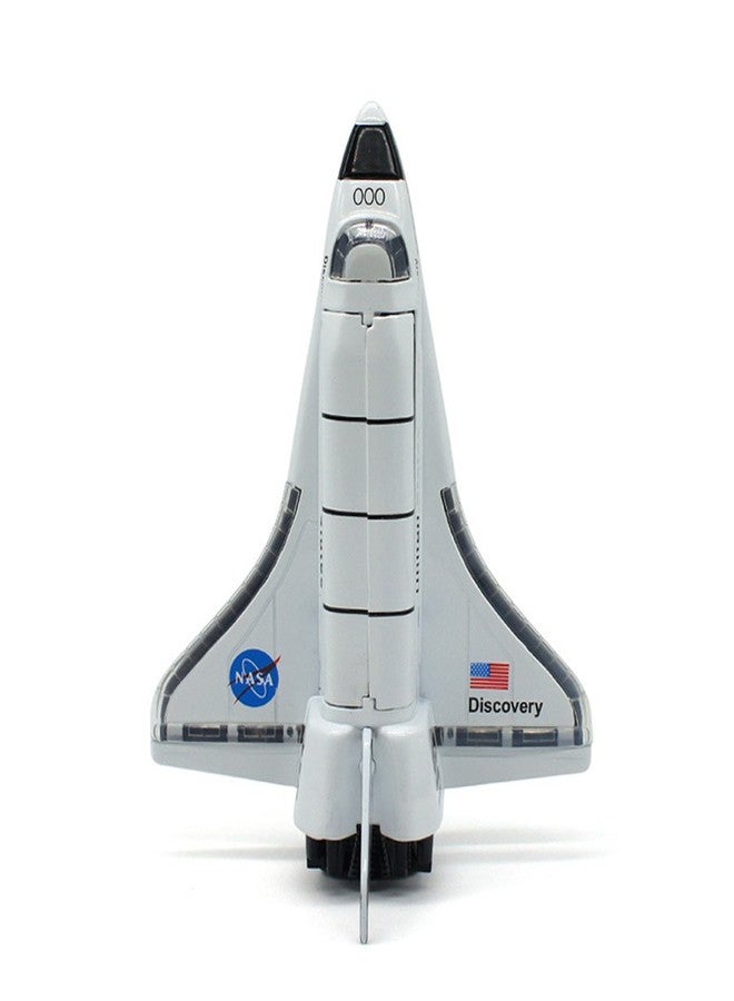 Ailejia Space Shuttle Scale Model Kit Airplane Orbiter Metal Model Plane Diecast Space Shuttle Aircraft Toy Collection Light 8" with Sound and Light for Kids Boy Girl Gift - Image 5